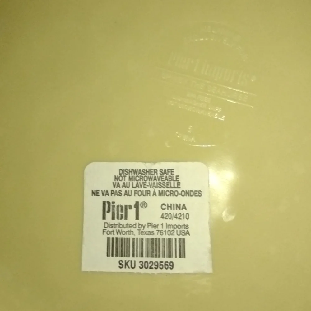 (2) Pier One Sea Life Plates